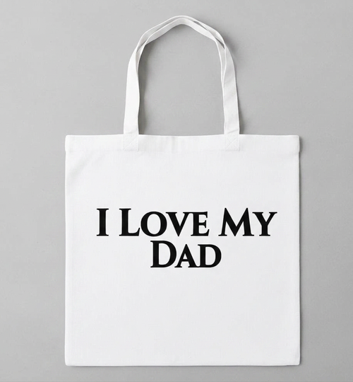 "I Love My Dad" Tote Bag
